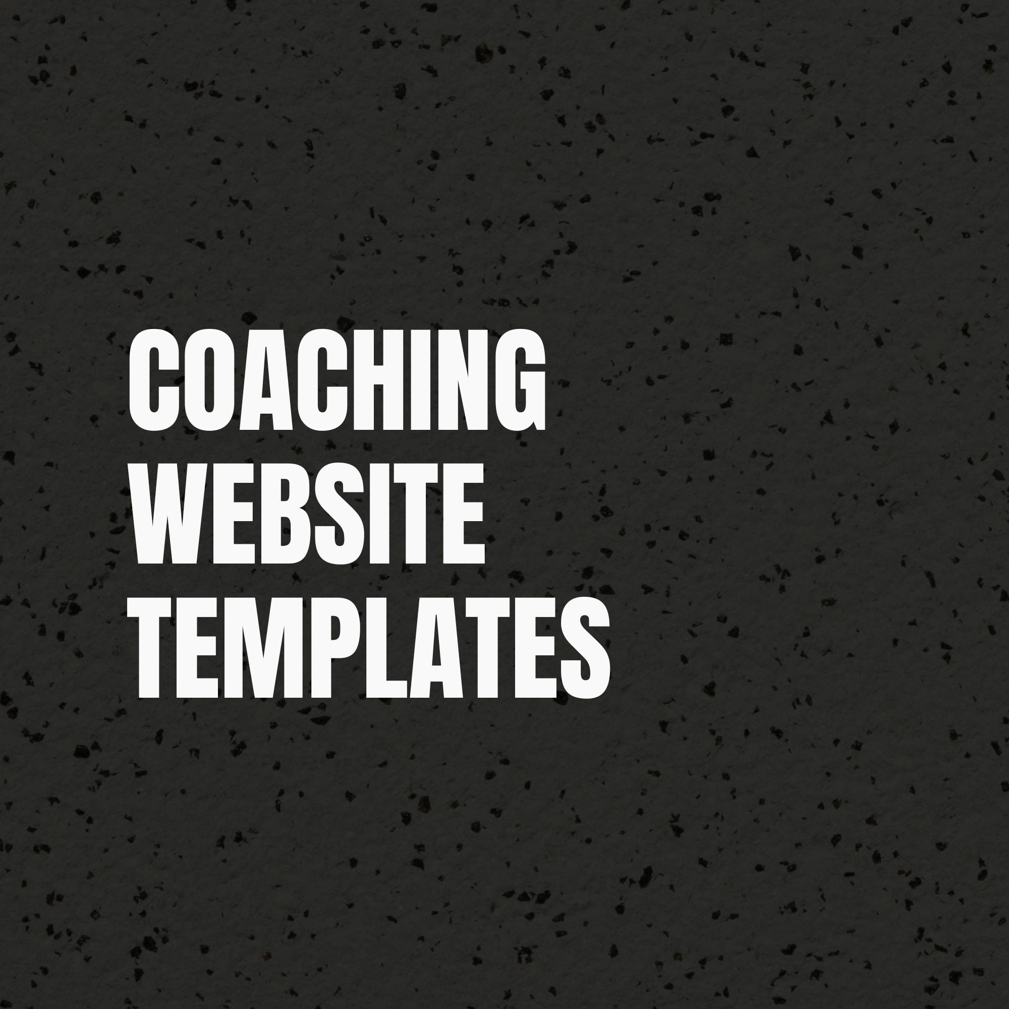 Coaching Website Templates