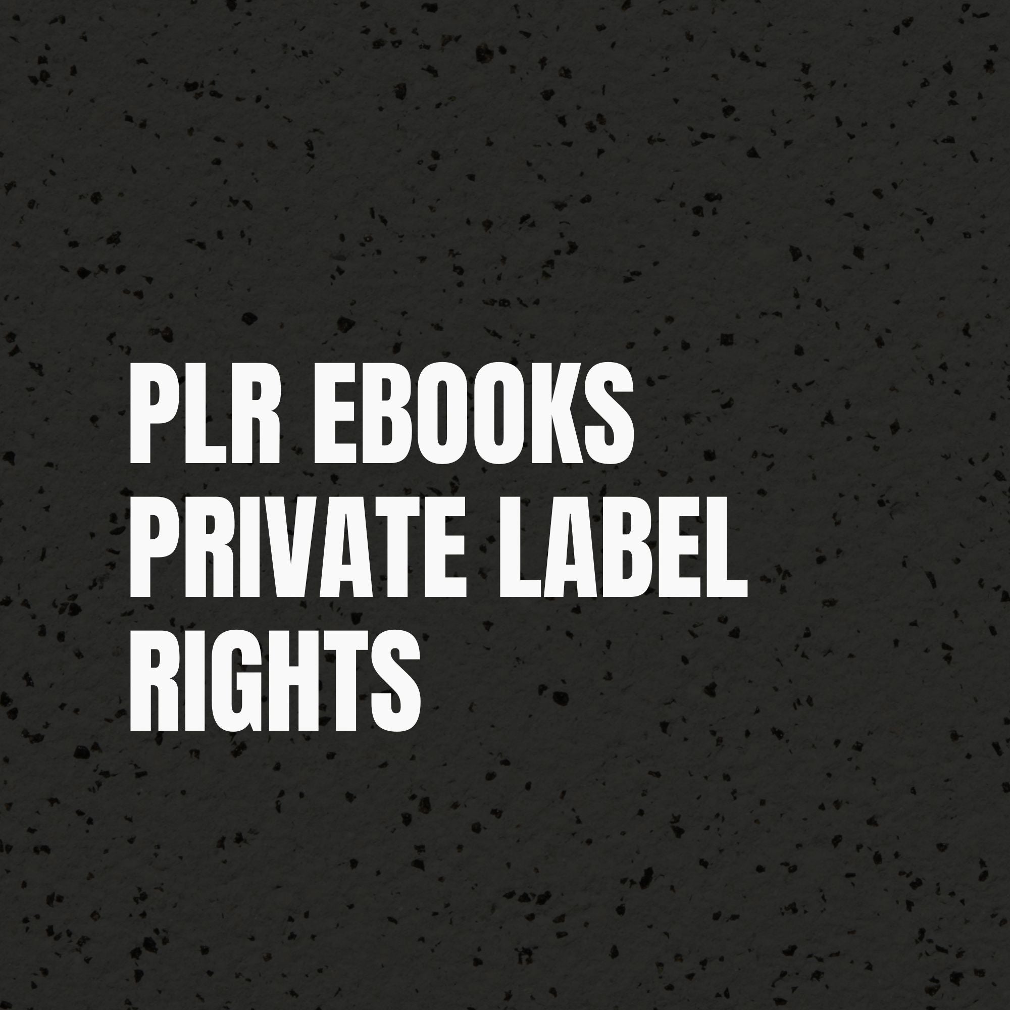 PLR Ebooks