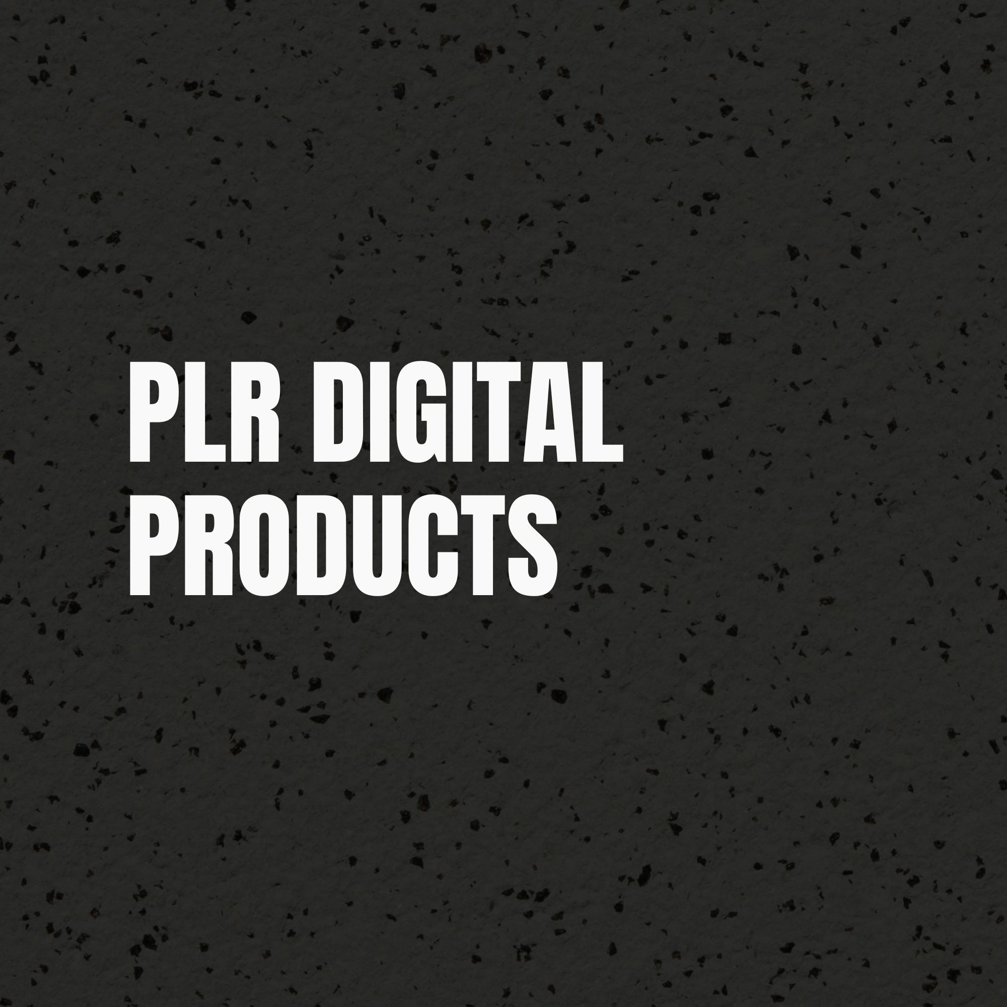 PLR Digital Products