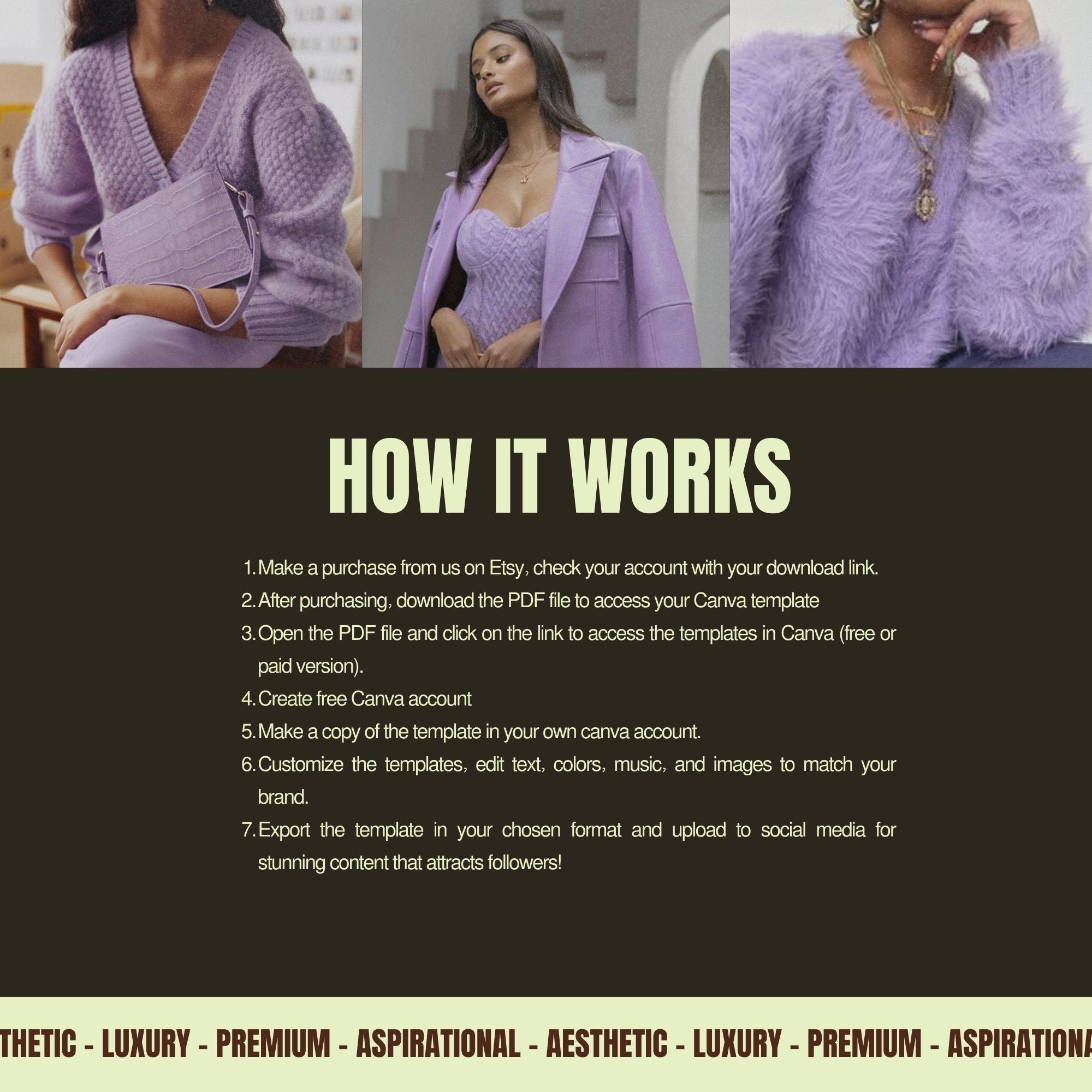 Life Coach Website Template for Canva – Coaching Business Landing Page & One-Page Website Template.