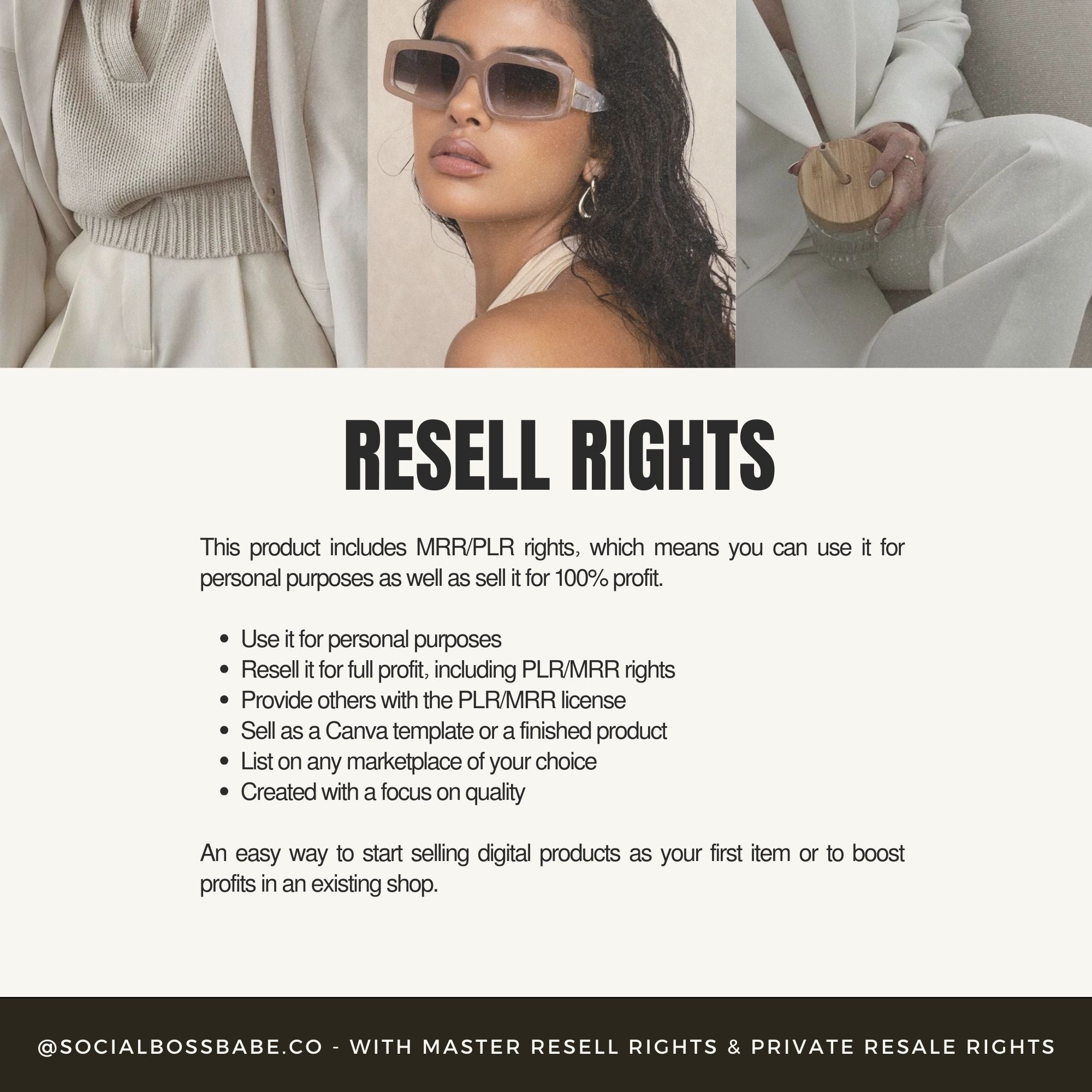 Digital marketing eBook bundle with Master Resell Rights (MRR), including Faceless Reels Guide, Ultimate Reels Guide, and Digital Marketing Playbook 9