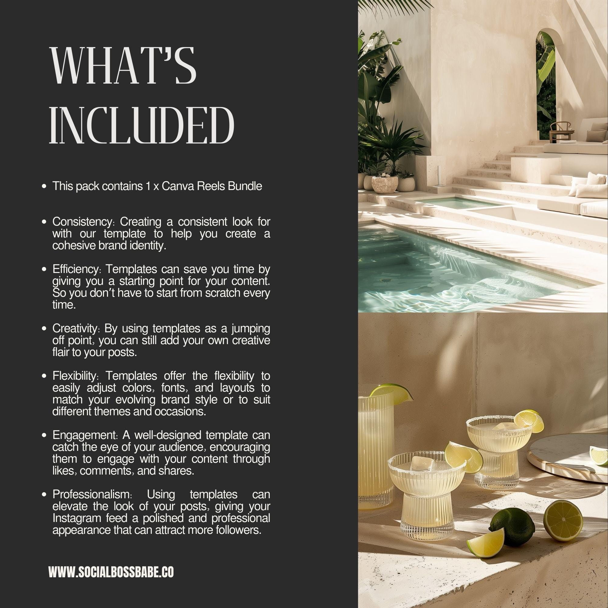 Real Estate Reels Canva Template with MRR & PLR – Luxury Faceless Reels Bundle.