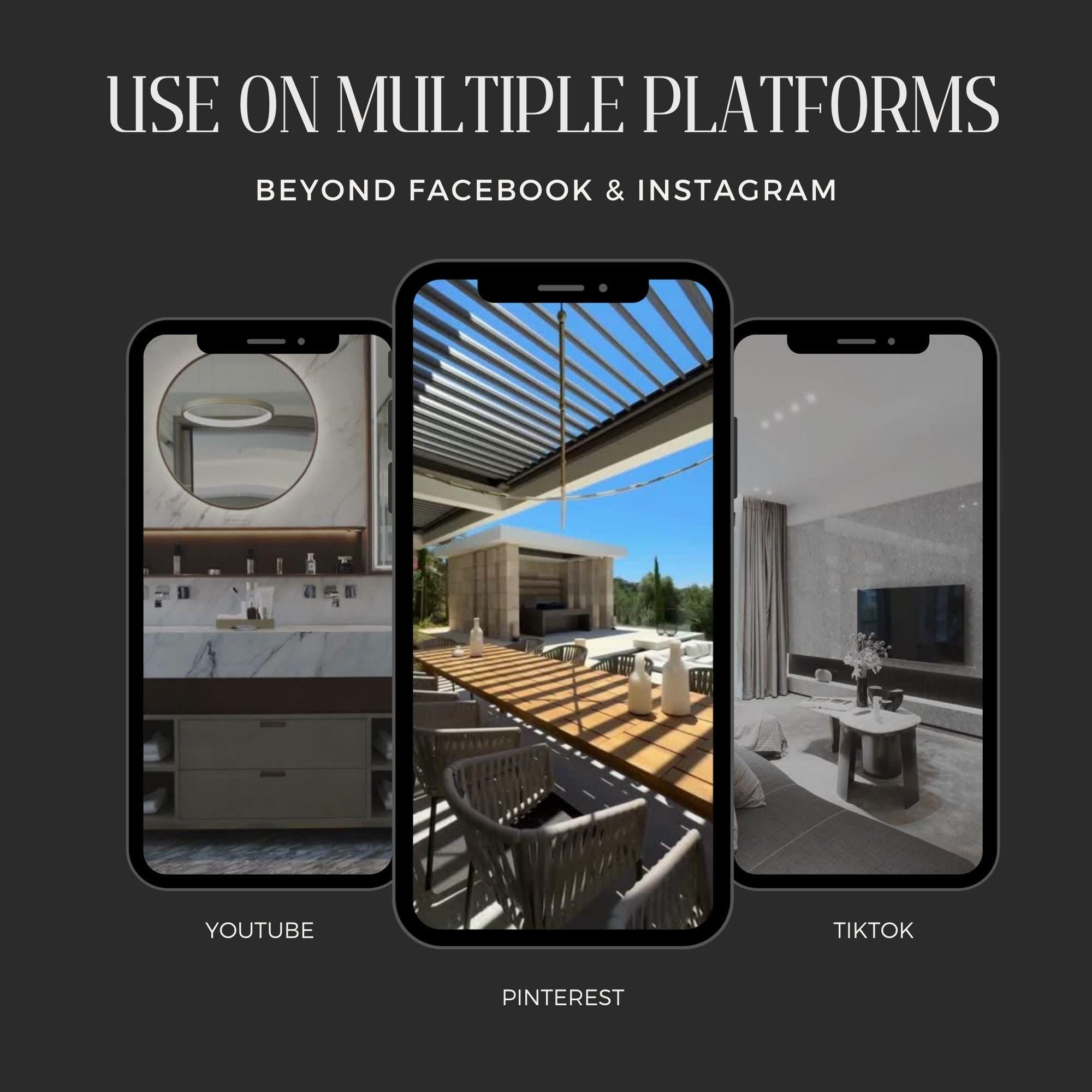 Real Estate Reels Canva Template with MRR & PLR – Luxury Faceless Reels Bundle.